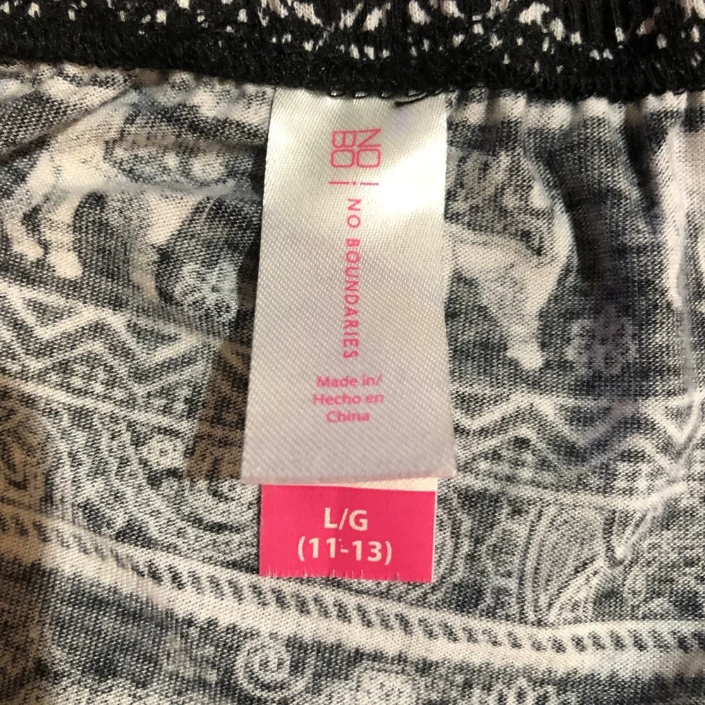 No Boundaries Elephant Print Halter Dress Size Large - Picture 4 of 4